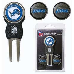 Detroit Lions Golf Divot Tool with 3 Markers