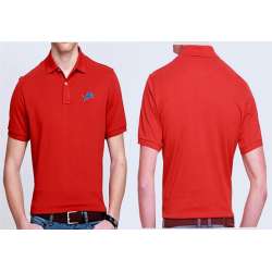 Detroit Lions Players Performance Polo Shirt-Red