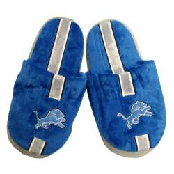 Detroit Lions Slippers - Youth 8-16 Stripe (12 pc case) CO