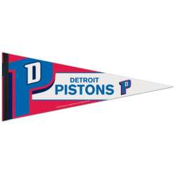 Detroit Pistons Pennant 12x30 Premium Style - Special Order