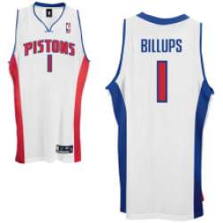 Detroit Pistons #1 C Billups white Jerseys