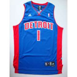 Detroit Pistons #1 Mcgrady Blue Swingman Jersey