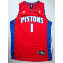 Detroit Pistons #1 Mcgrady Red Swingman Jerseys