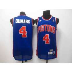 Detroit Pistons #4 Dumars Blue Swingman Jerseys