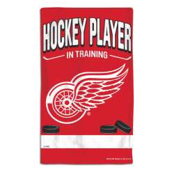 Detroit Red Wings Baby Burp Cloth 10x17 Special Order