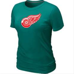 Detroit Red Wings Big & Tall Women's Logo L.Green T-Shirt