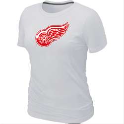 Detroit Red Wings Big & Tall Women's Logo White T-Shirt