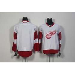 Detroit Red Wings Blank White Stitched NHL Jersey