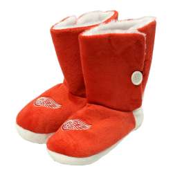 Detroit Red Wings Slippers - Womens Boot (12 pc case) CO