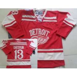 Detroit Red Wings #13 Pavel Datsyuk 2014 Winter Classic Red Jerseys