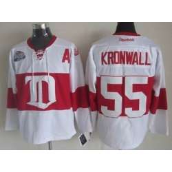 Detroit Red Wings #55 Niklas Kronwall White Winter Classic Jerseys