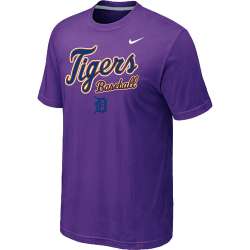Detroit Tigers 2014 Home Practice T-Shirt - Purple