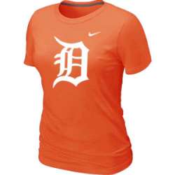 Detroit Tigers Heathered Orange Nike Women's Blended T-Shirt