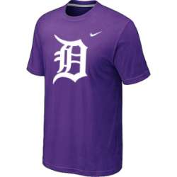 Detroit Tigers Heathered Purple Nike Blended T-Shirt