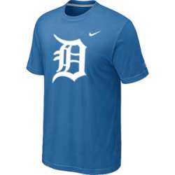 Detroit Tigers Heathered light Blue Nike Blended T-Shirt