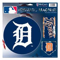Detroit Tigers Magnets 11x11 Prismatic Sheet