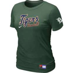 Detroit Tigers Nike Women\'s D.Green Short Sleeve Practice T-Shirt