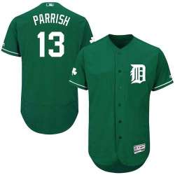 Detroit Tigers #13 Lance Parrish Green Celtic Flexbase Stitched Jersey DingZhi