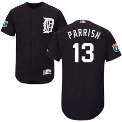 Detroit Tigers #13 Lance Parrish Navy Flexbase Stitched Jersey DingZhi