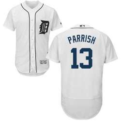 Detroit Tigers #13 Lance Parrish White Flexbase Stitched Jersey DingZhi