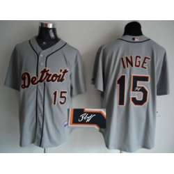 Detroit Tigers #15 Igne Gray Signature Edition Jerseys