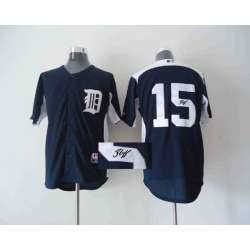 Detroit Tigers #15 Inge Dark Blue Signature Edition Jerseys