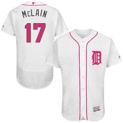 Detroit Tigers #17 Danny McLain White Mother\'s Day Flexbase Stitched Jersey DingZhi