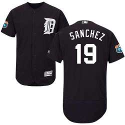 Detroit Tigers #19 Anibal Sanchez Navy Flexbase Stitched Jersey DingZhi