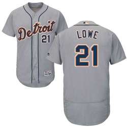 Detroit Tigers #21 Mark Lowe Gray Flexbase Stitched Jersey DingZhi