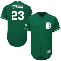 Detroit Tigers #23 Kirk Gibson Green Celtic Flexbase Stitched Jersey DingZhi