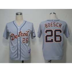 Detroit Tigers #26 Boesch Grey Jerseys