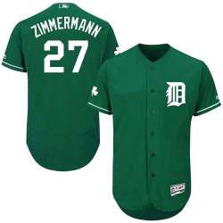 Detroit Tigers #27 Jordan Zimmermann Green Celtic Flexbase Stitched Jersey DingZhi