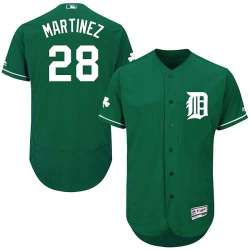 Detroit Tigers #28 J.D. Martinez Green Celtic Flexbase Stitched Jersey DingZhi