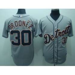 Detroit Tigers #30 Drdonez Gray 2010 Cool Base Jerseys