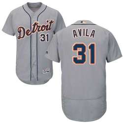 Detroit Tigers #31 Alex Avila Gray Flexbase Stitched Jersey DingZhi