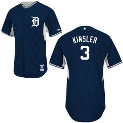 Detroit Tigers #3 Kinsler 2014 Batting Practice Baseball Jerseys