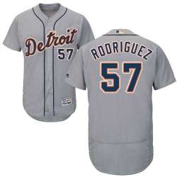 Detroit Tigers #57 Francisco Rodriguez Gray Flexbase Stitched Jersey DingZhi