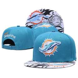 Dolphins Team Logo Aqua Adjustable Hat GS