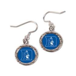 Duke Blue Devils Earrings Round Style - Special Order