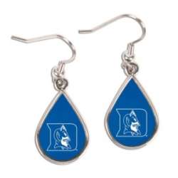 Duke Blue Devils Earrings Tear Drop Style
