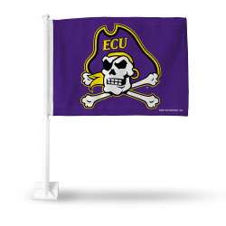 East Carolina Pirates Flag Car