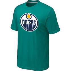 Edmonton Oilers Big & Tall Logo Green T-Shirt