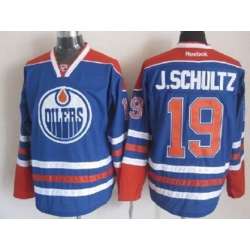 Edmonton Oilers #19 Justin Schultz Royal Blue Jerseys