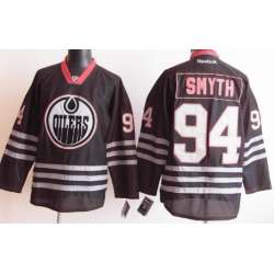 Edmonton Oilers #94 Ryan Smyth 2012 Blace Ice Jerseys