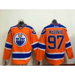 Edmonton Oilers #97 Connor McDavid 2015 Orange Jerseys