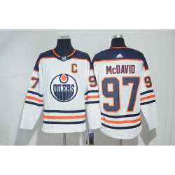 Edmonton Oilers #97 Connor McDavid White Adidas Stitched Jersey