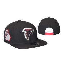 Falcons Team Logo Black Adjustable Hat LTMY