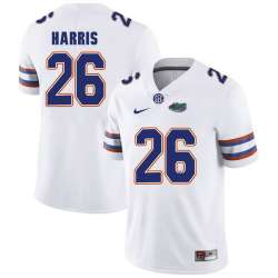 Florida Gators #26 Marcell Harris White College Football Jersey