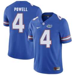 Florida Gators #4 Brandon Powell Blue College Football Jersey