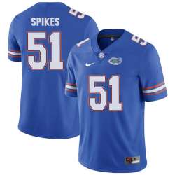 Florida Gators #51 Brandon Spikes Blue College Football Jersey